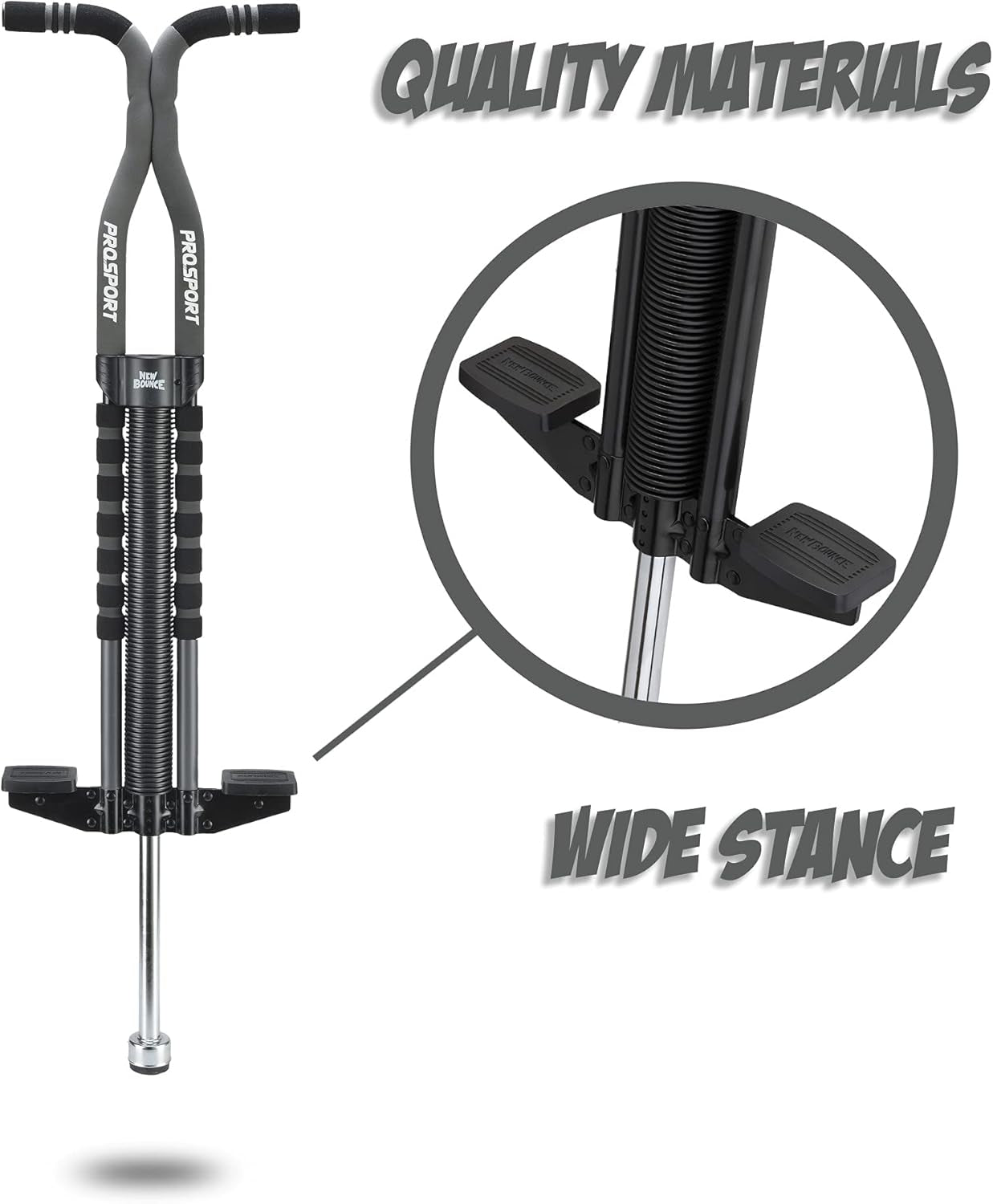 Pogo Stick for Kids - Pogo Sticks for Ages 9 and Up, 80 to 160 Lbs - Pro Sport Edition, Quality, Easy Grip, Pogostick for Hours of Wholesome Fun